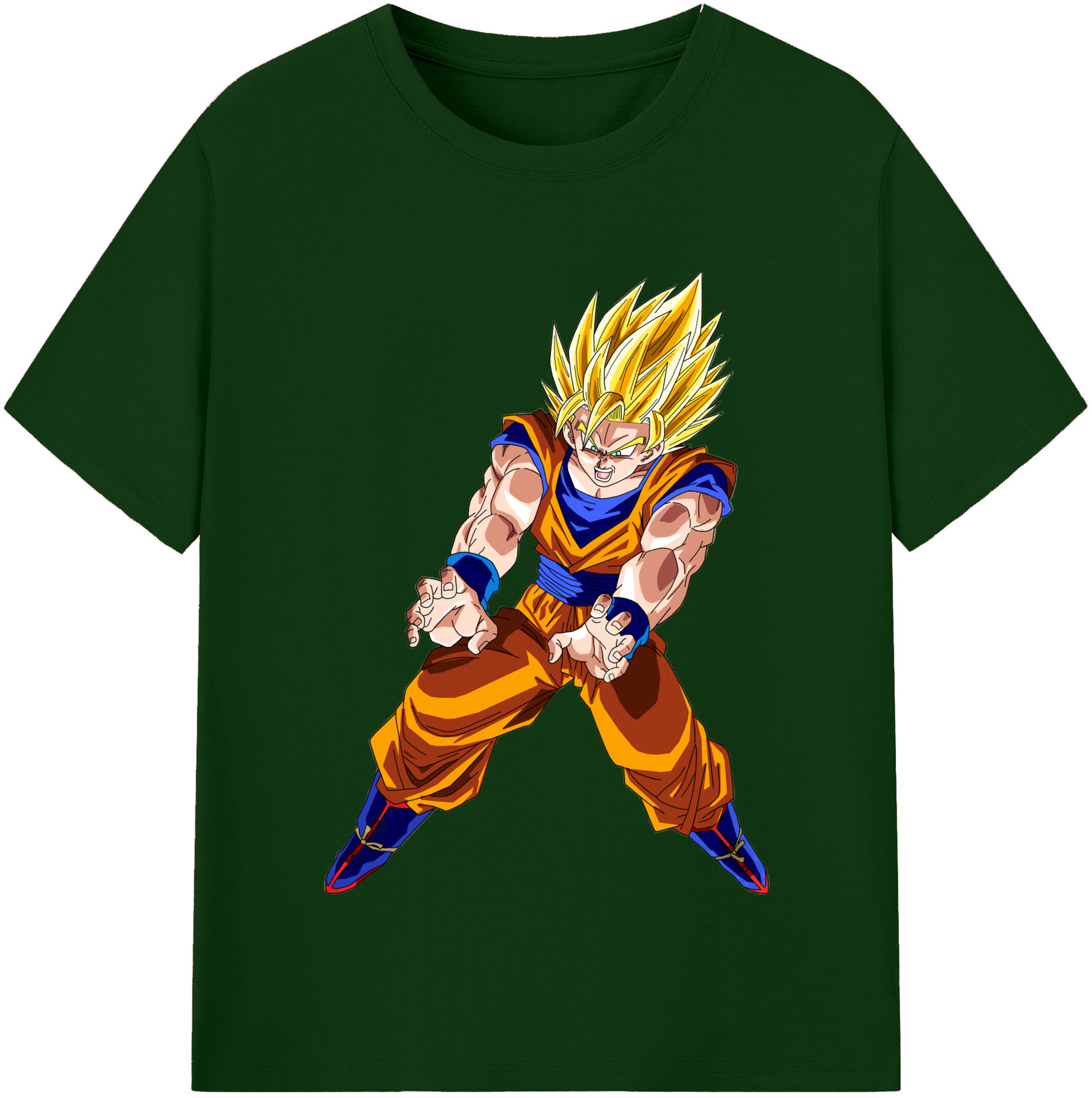 （画像用） ドラゴンボール 孫悟空（そん ごくう）Son Goku カカロット DRAGON BALL Kakarotto 綿100％半袖Tシャツ（フロントプリント）